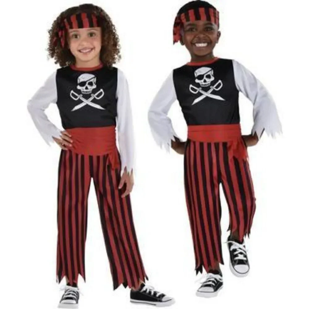 Kids' Pirate Shipmate Halloweem dress up Costume Size Toddler 2-3 Toddler